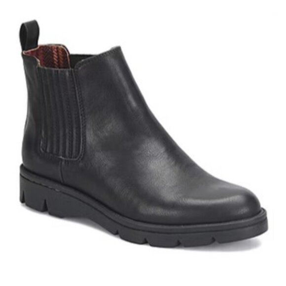 BOC Born Concept Erin Boots Womens Size 8.5 Black Pull On Booties NEW Shoes - Picture 1 of 10